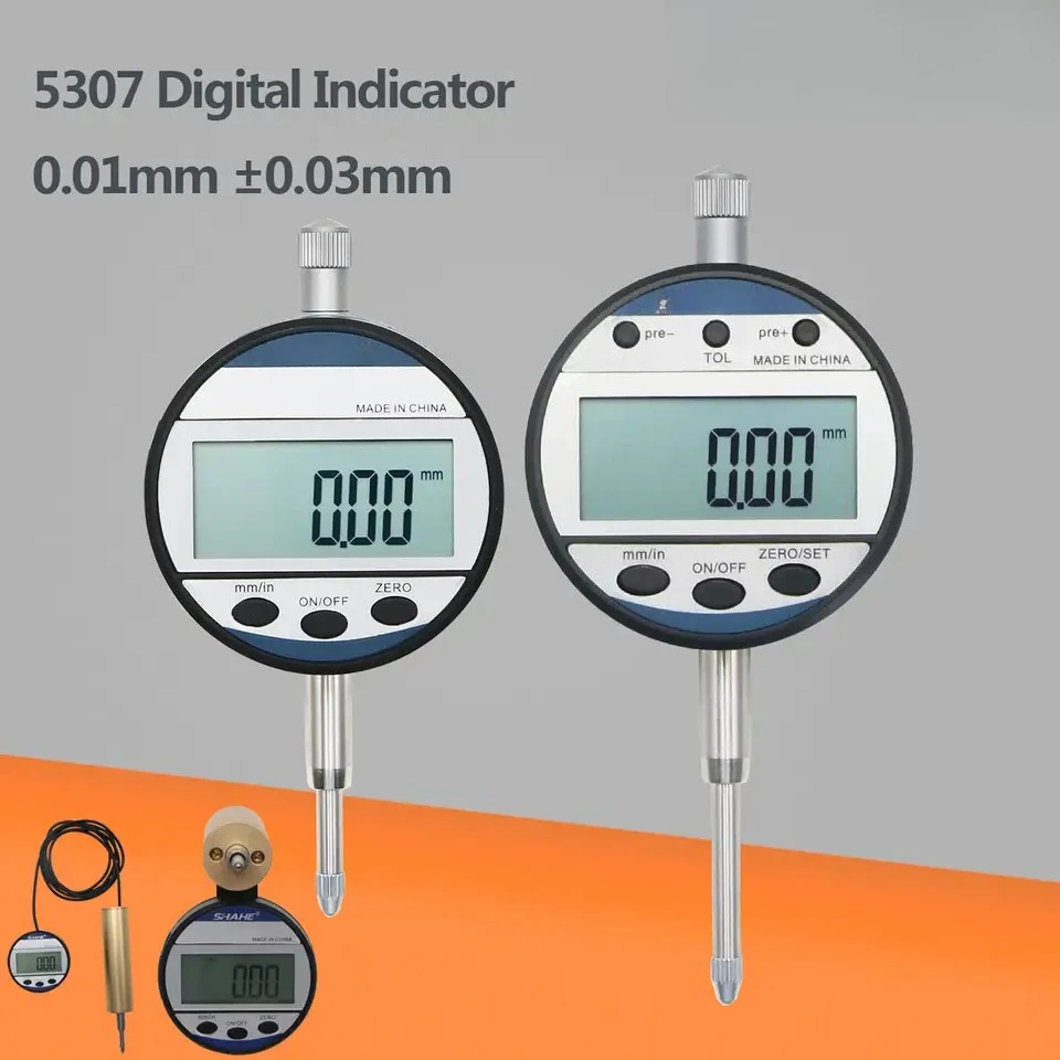 0.01mm 0-12.7/25.4mm High Quality Digital Electronic Dial Indicator Gauge Meter Precision Measurement Tools