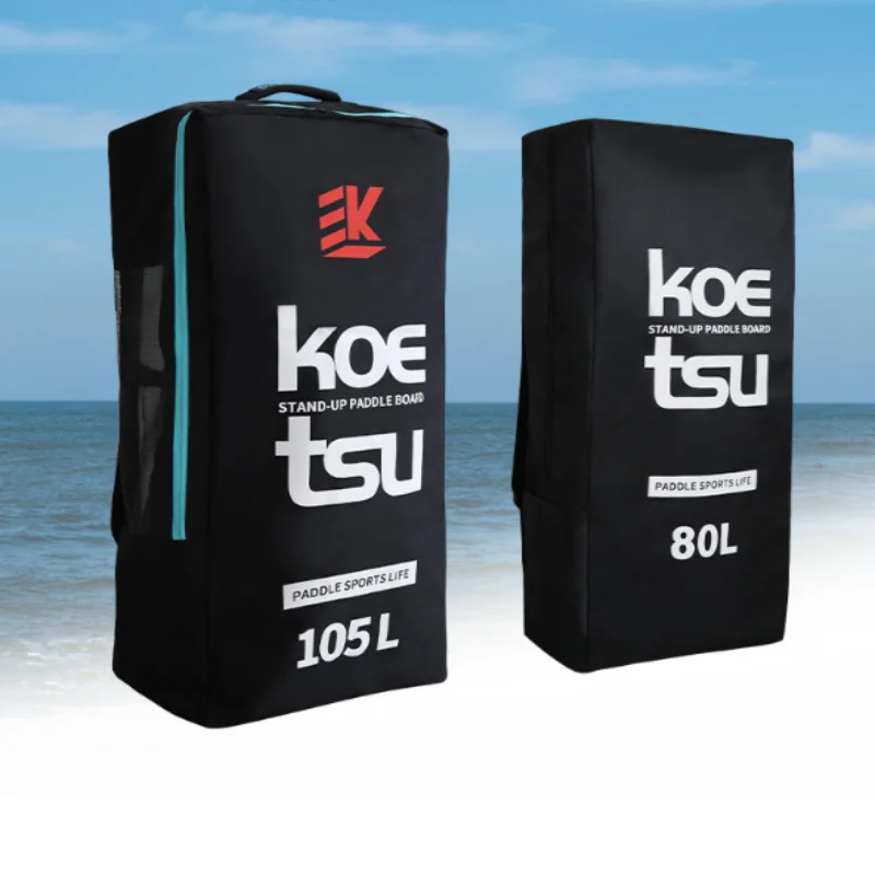 ISURE MARINE 80L/105L Paderboard Backpack Surfing Paderboard Double Shoulder Large Capacity Backpack Surfing Accessories