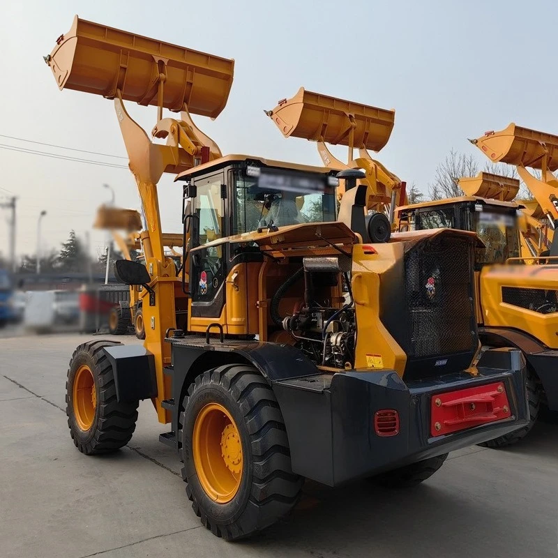 Four-wheel drive hydraulic engineering loader, farm engineering loader