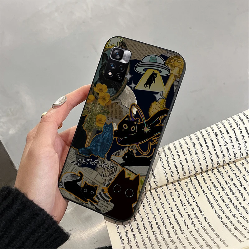 

Fun Cat Phone Case For Xiaomi Redmi note 14 Pro 14 13 12 11 10 Pro 14S 12S 11S Redmi 14C 13C 10