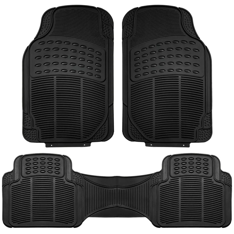 

Universal Floor Mats for Car Heavy Duty All Weather Rubber Mats - Black United States