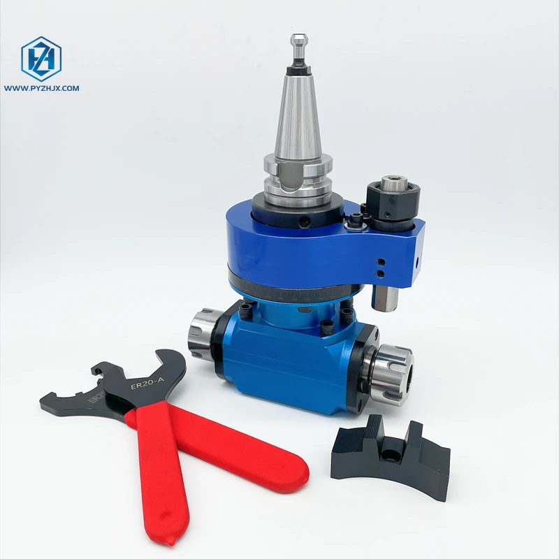

Right Angle Milling Head for CNC BT30 BT40 BT50 ER16 ER20 ER25 ER32 ER40 Machine Tools Accessories