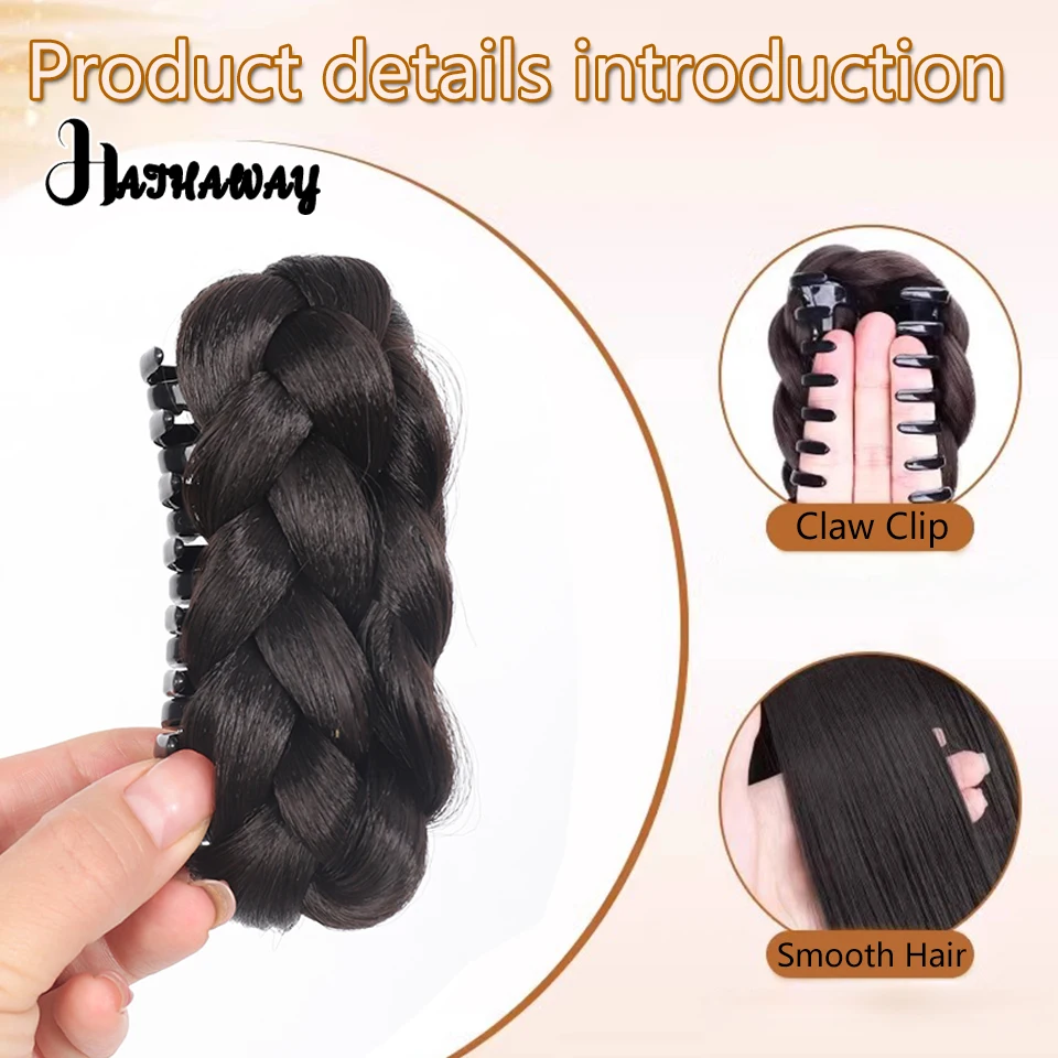 الاصطناعية المقلية العجين التقلبات حبة رئيس كعكة الإناث انتزاع كليب زهرة برعم رئيس رقيق عموم شعر مستعار حقيبة تمديد للنساء