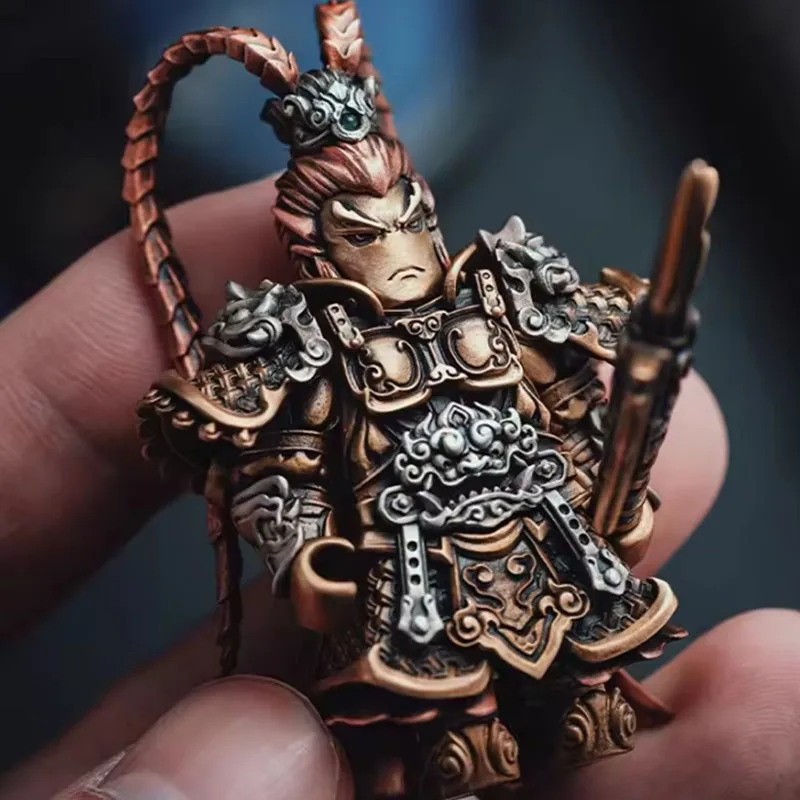 Original Design 2026 New In Arrival Recommendation Lu Bu Magnetic Metal Figurine Three Kingdoms Character Action Figure Ornament view 2
