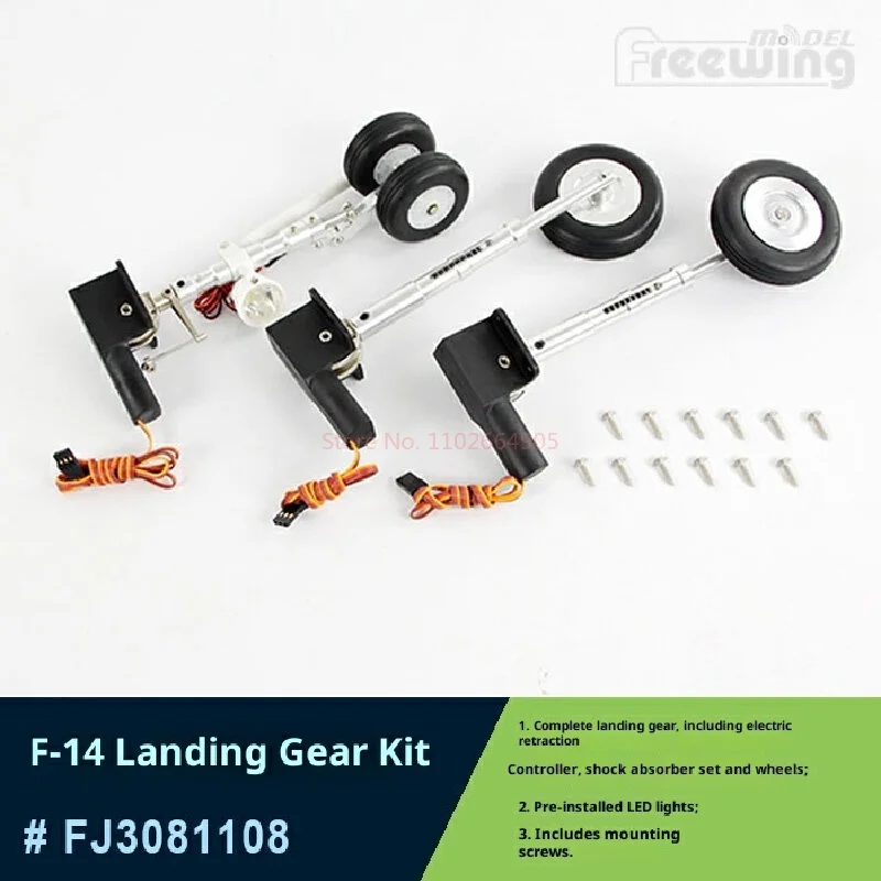 80 canaux F-14 accessoires spéciaux 1/3 corps plat queue tête couverture Cockpit train d'atterrissage avant roue essieu autocollants