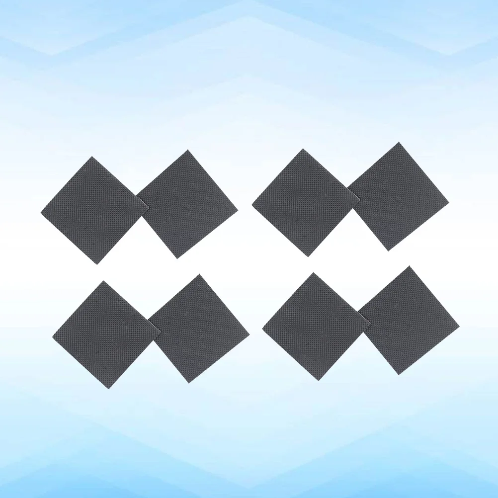 

4 Pairs Making Heels Silent Ladies Insoles for Shoes Non Slip Bottom Stickers Slide Pads Black Anti