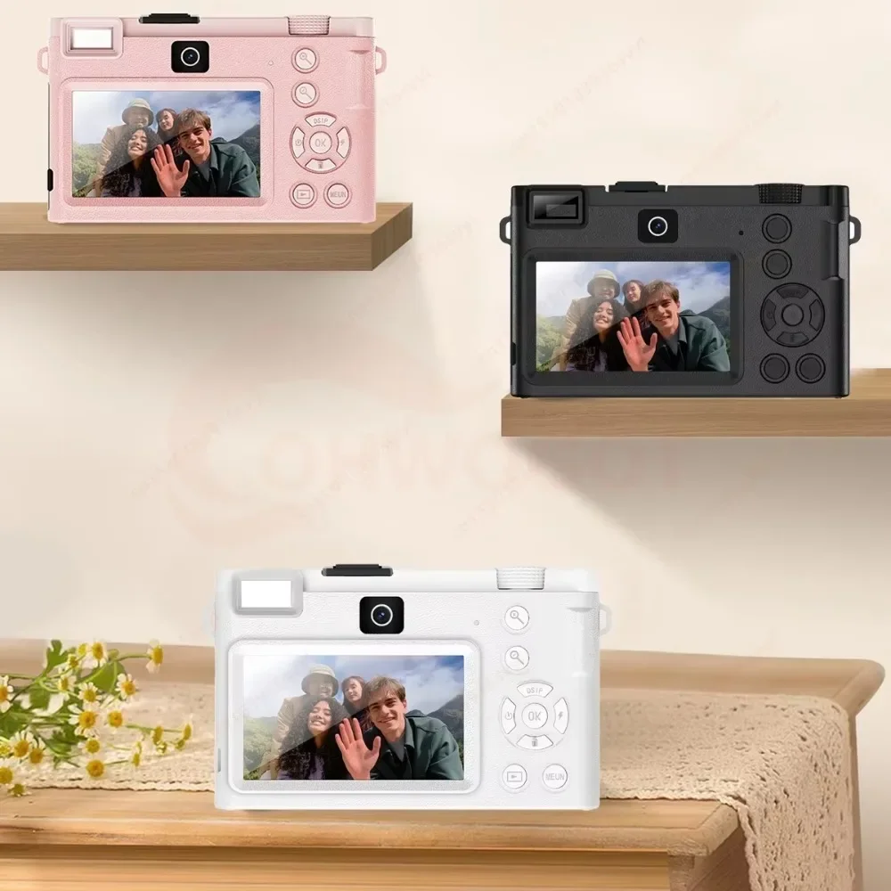 كاميرا رقمية عالية الدقة 5K WIFI 64MP AP التحكم عن بعد كاميرات فيديو رقمية رياضية عدسة مزدوجة 18X تكبير التقاط الصور مع 3 شاشات IPS