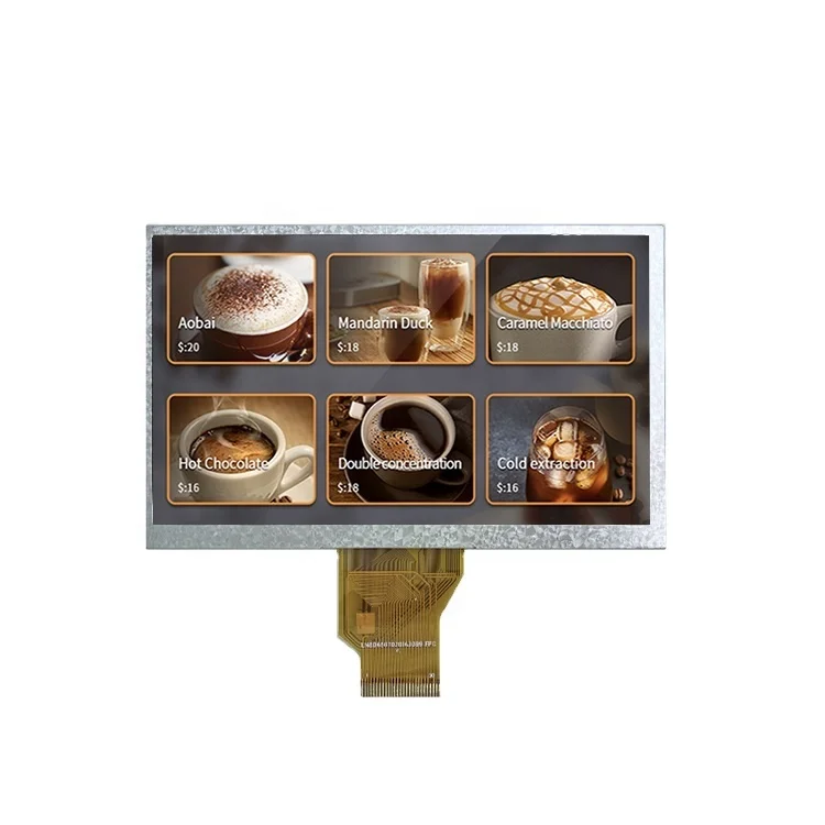 

2026 DWIN 7 Inch 800x480 TFT LCD Module ILI6137A+ILI5960 RGB 50PIN Air Bonding Resistive/Capacitive Touch Panel LCD Screen