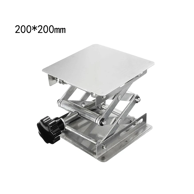 Imagem -03 - Router Table para Carpintaria Gravação Lab Lifting Stand Rack Platform Bancos Aço Inoxidável