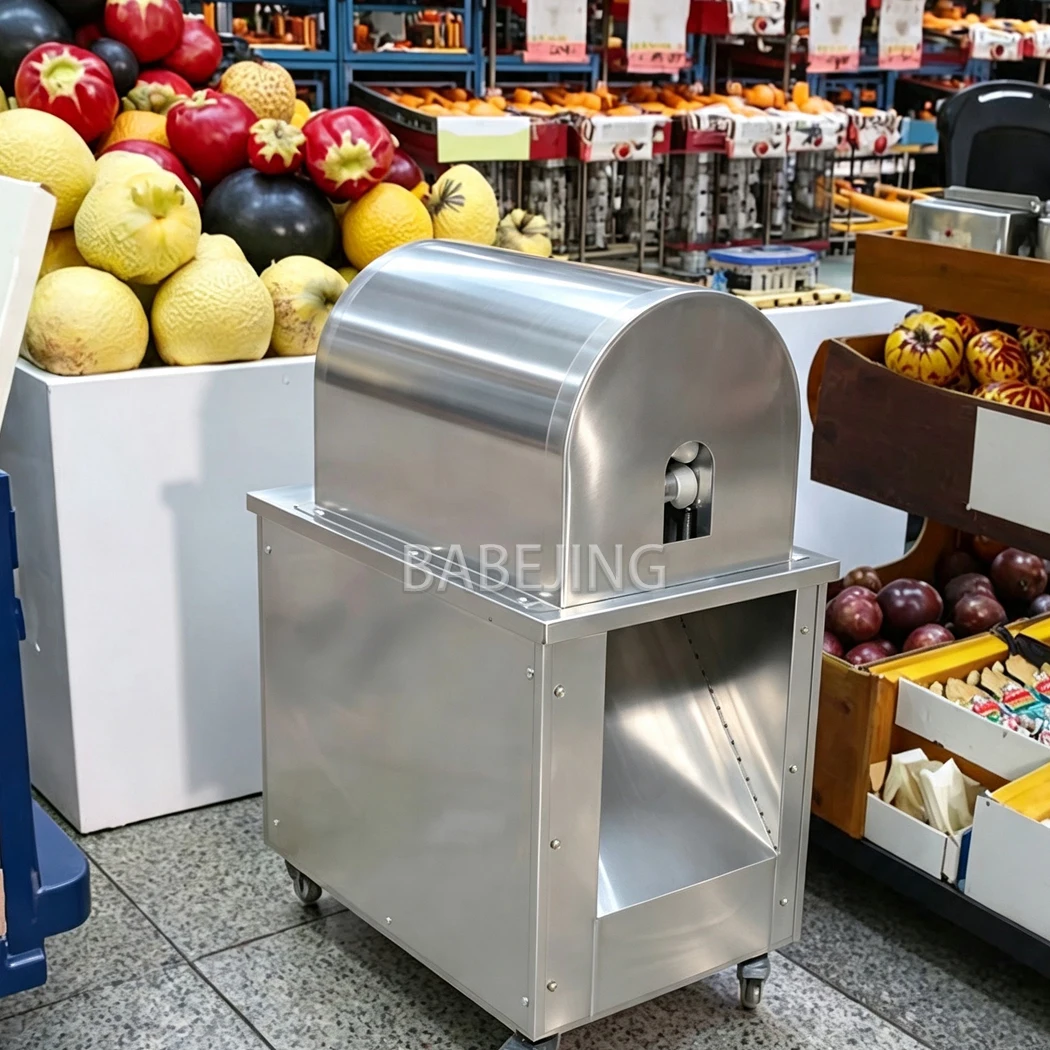 Commercial Electric Sugarcane Peeling Machine 870x630x420mm Sugar Cane Skin Remover Automatic Peeling Equipment