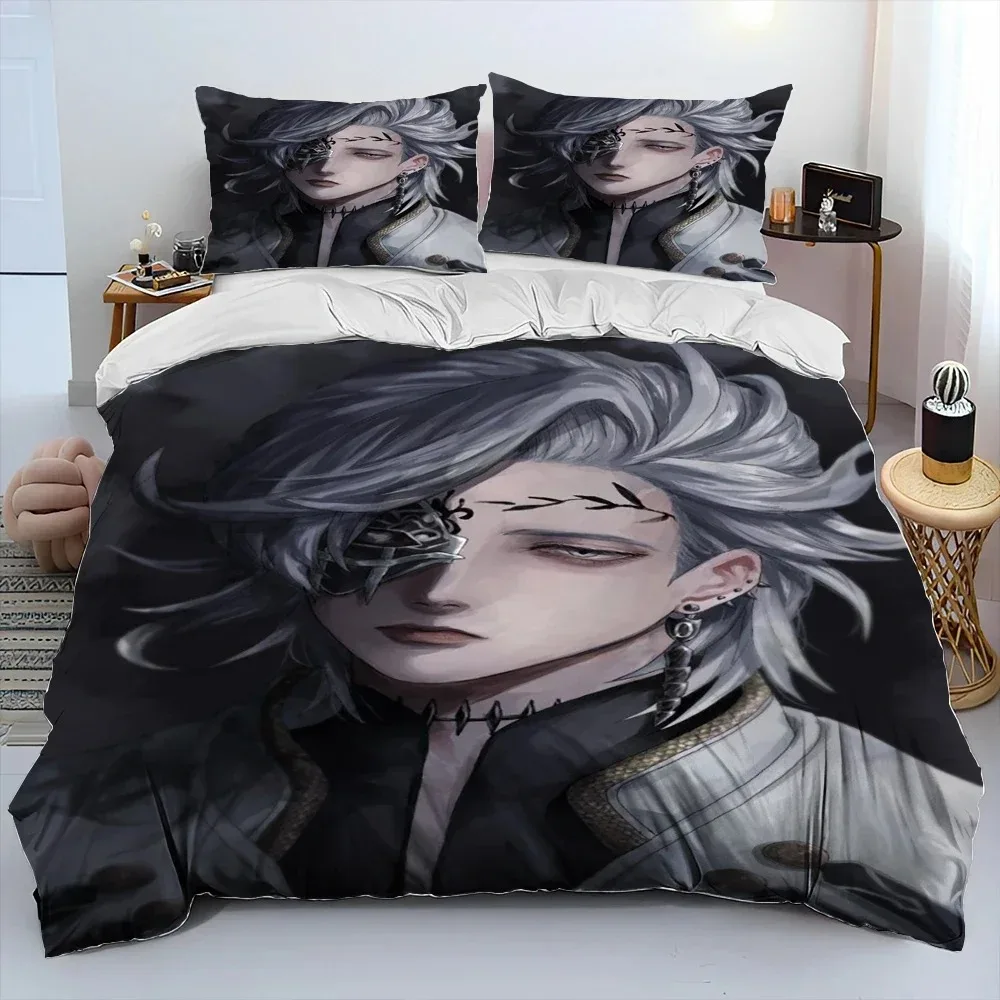 

3D Anime,Record of Ragnarok,Cartoon Comforter Bedding Set,Duvet Cover Bed Set Quilt Cover Pillowcase,king Queen Size Bedding Set