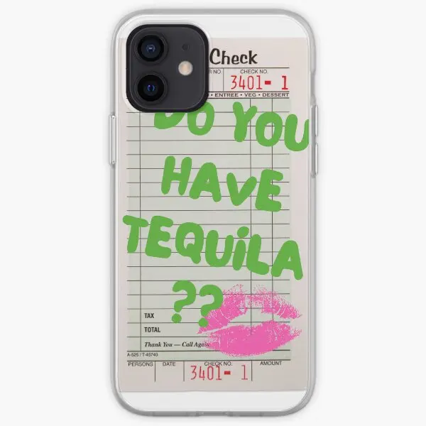 Tequila Guest Check Receipt Iphone Tough  Phone Case Customizable for iPhone 11 12 13 14 Pro Max Mini X XS XR Max 6 6S 7 8 Plus