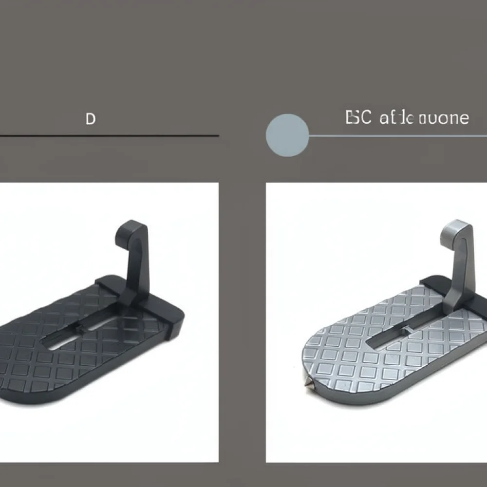 Universal Foldable Vehicle Door Latch Step Magnesium Alloy Roof Ladder Pedal Secure Hook Tool For Car Top Access
