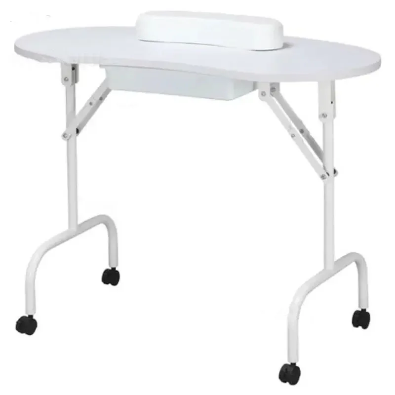 Foldable Nail Table for Nail Technician Designer Professional Nail Tables Salon Furniture Simple Creative Storage Manicure Table