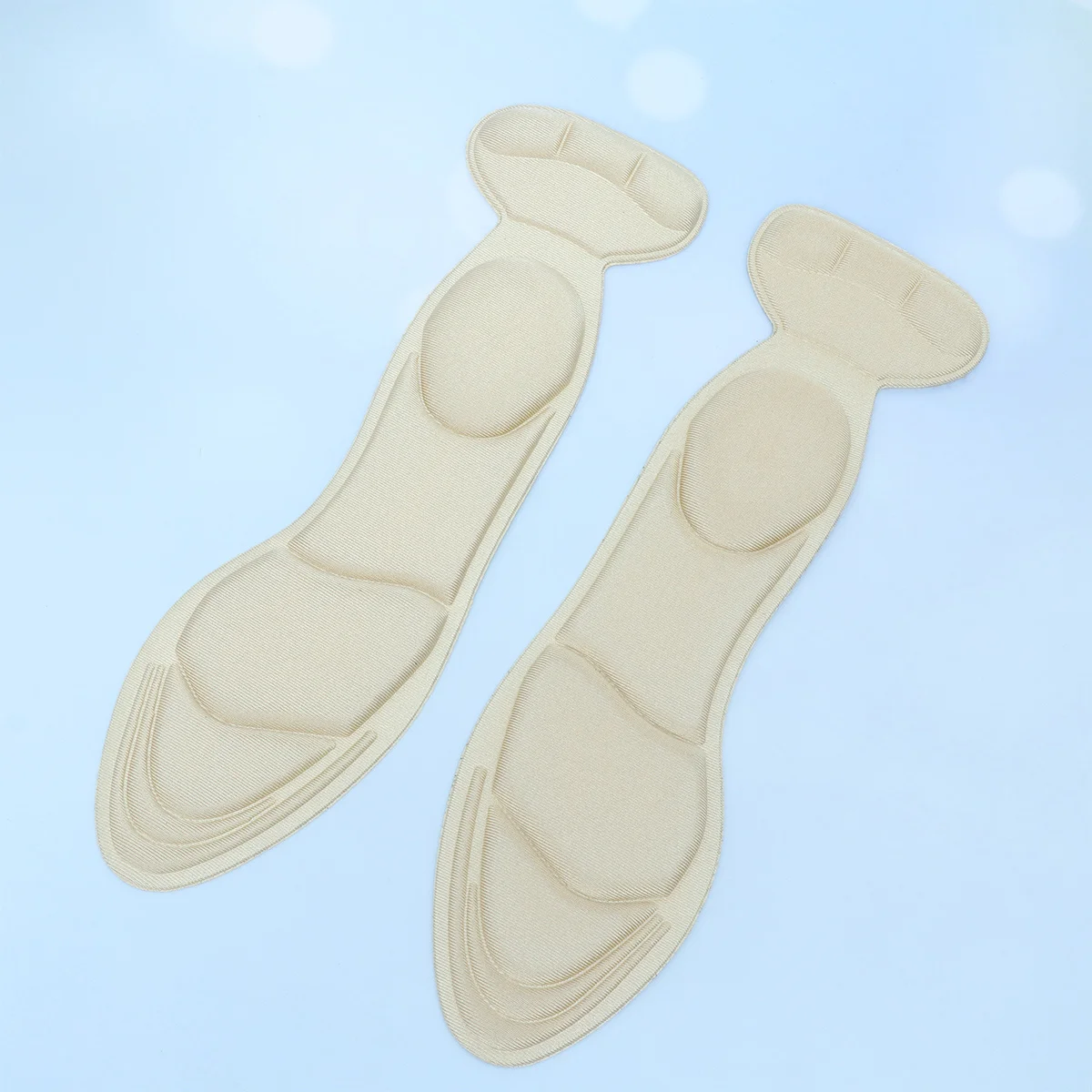 

1Pair Apricot High Heel Massage Insoles Foot Care Protector Anti-Slip Cushion Shoe Inserts Comfortable High Heel Insole