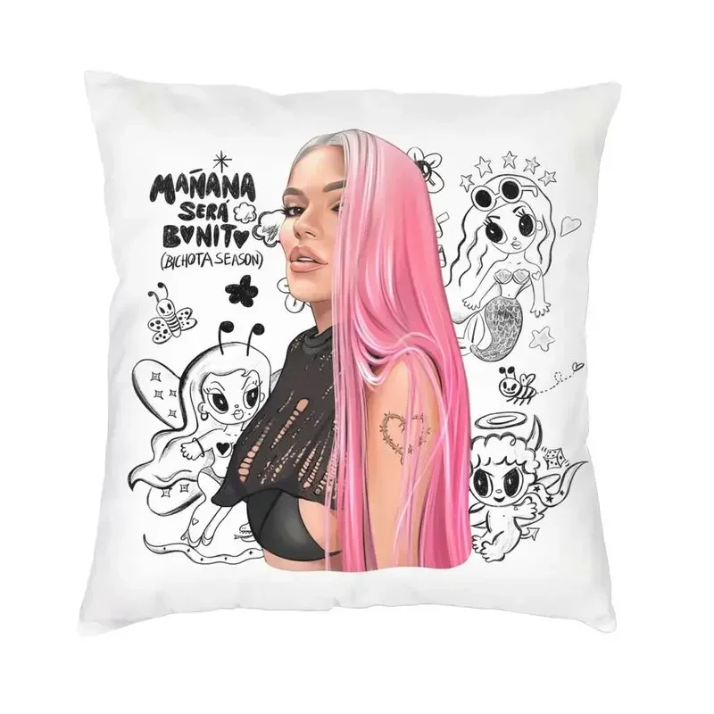 Manana Sera Bonito Karol G Pillow Case Home Decoration Nordic Cushion Cover Square Pillowcase