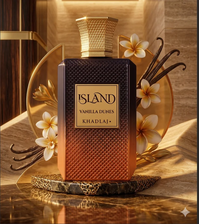 

Khadlaj Island Pure Parfum 100ml Extrait De Parfum Long Lasting Niche Fragrance Exotic Tropical Scent Luxury Men Women New Gift