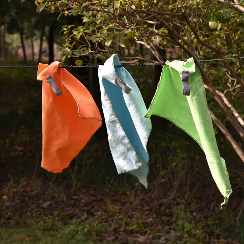 Portable Clothesline Windproof Clothes Rope Drying Rack Cloth Hanging Line Outdoor Camping Traveling Indoor Multi Tools