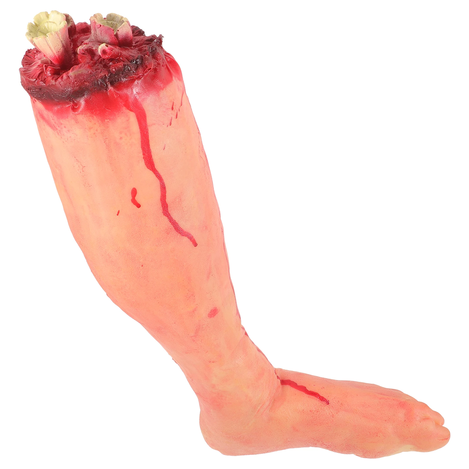 

Broken Foot Props Bloody Scary Realistic Party Masquerade Limbs Halloween Costume Accessories Lightweight Rubber Material Fun