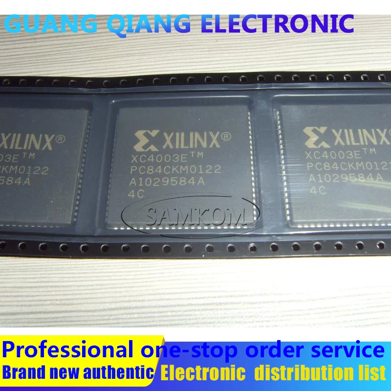 

1PCS XC4003E-4PC84C IC FPGA 61 I/O 84PLCC