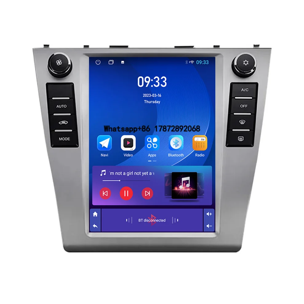 9.7 Inch Touch Screen Radio for Android for Camry 2008-2012 Radio Player Wireless Carplay Auto WIFI