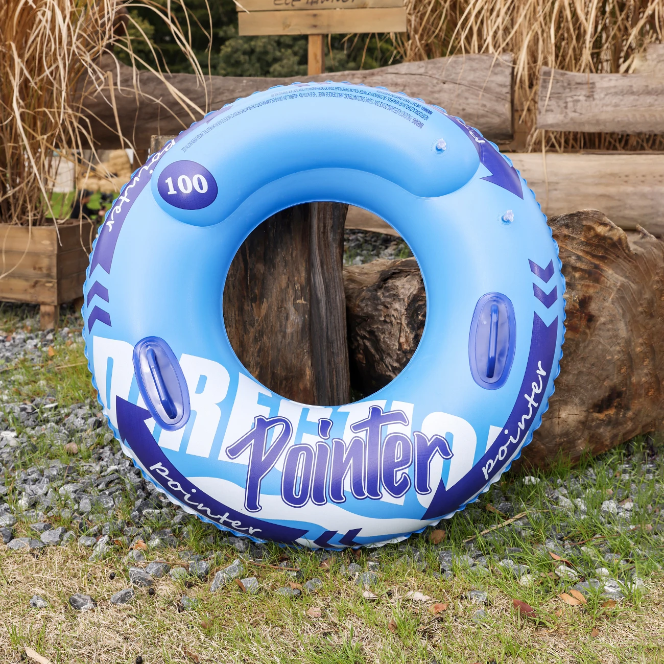1PC Sports Style Thickened Pool Floats Summer Inflatable Swim Ring, Beach and Pool Swim Aid, Beach Toys for Pool Party