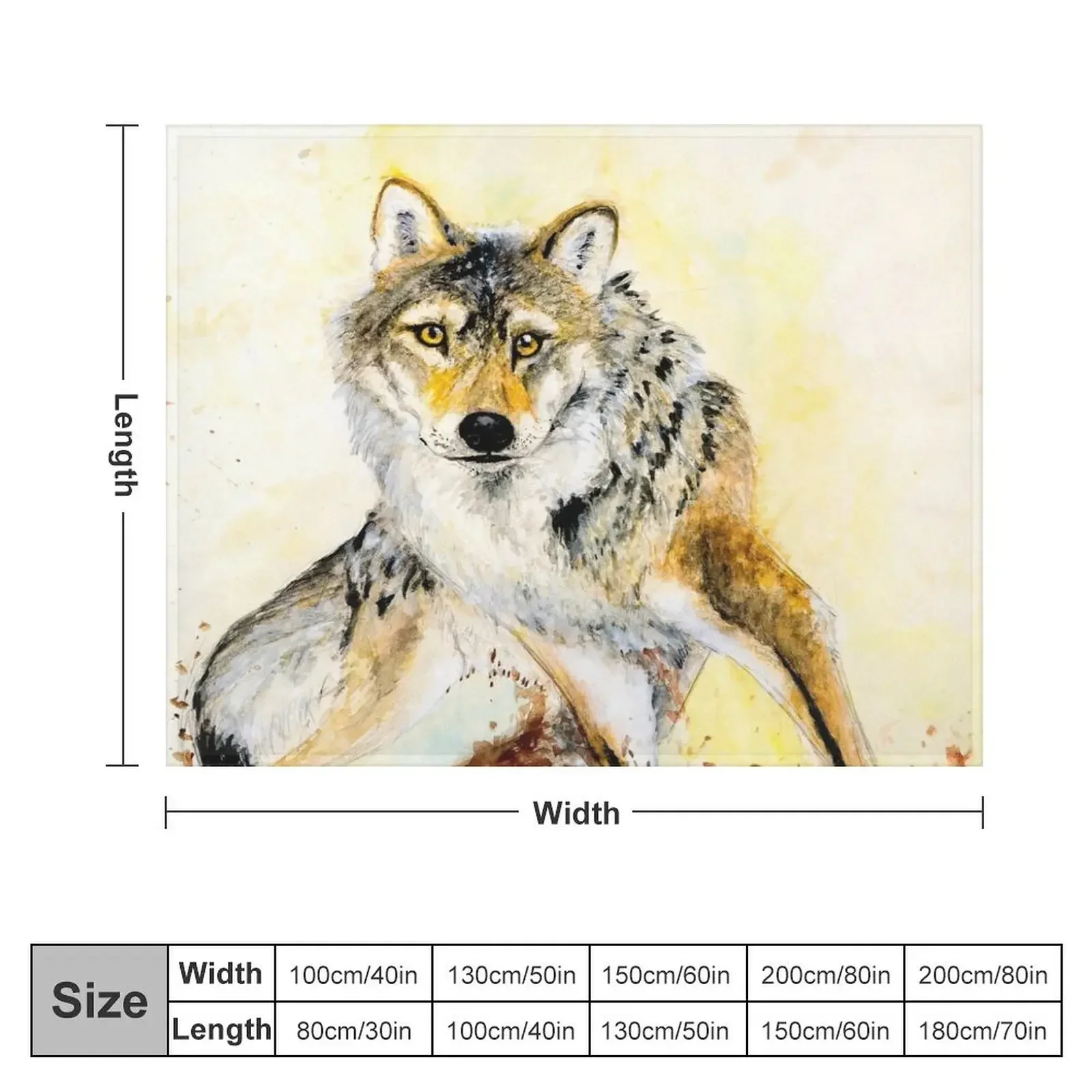 Totem Wolf Gray wolf Throw Blanket Giant Sofa Summer Beddings Blankets