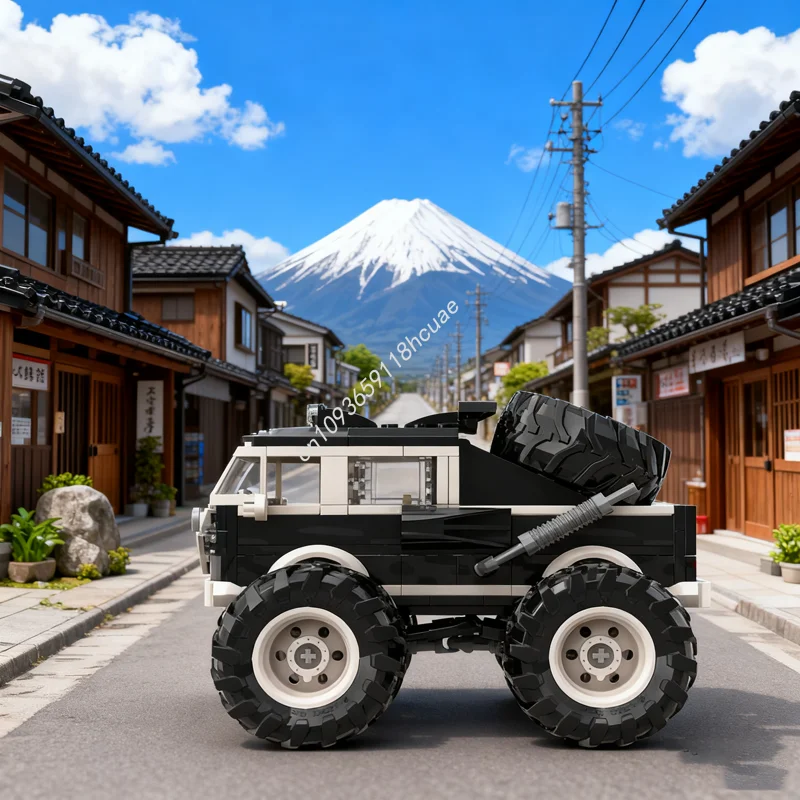 

252pcs MOC Volkswagen Minifigure Scale Monster City Model Building Blocks Christmas Gift DIY Toys Education Brick Kids Birthday