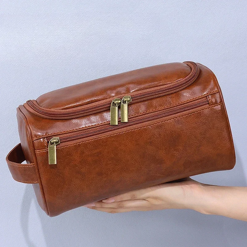 

Bags Male Travel Business Bag Storage Wash Cosmetic Cases Hanging Necessary Men Organizer Vintage Luxury Toiletry Makeup