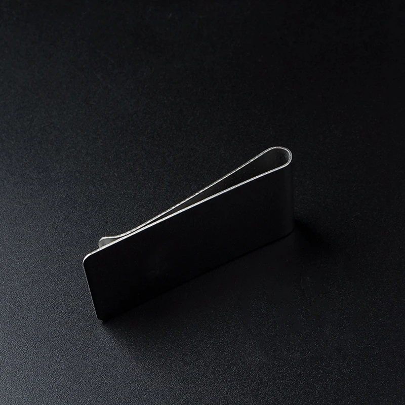 High Quality Stainless Steel Metal Money Clip Simple Stainless Steel Money Clip Dollar Cash Clamp Holder Wallet for Men Women