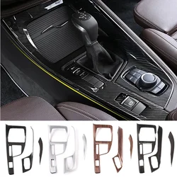 Car Central Control Gear Panel Cover Multimedia Panel Frame Side Trim Decoration Protection For BMW X1 F48 X2 F47 2016-2019