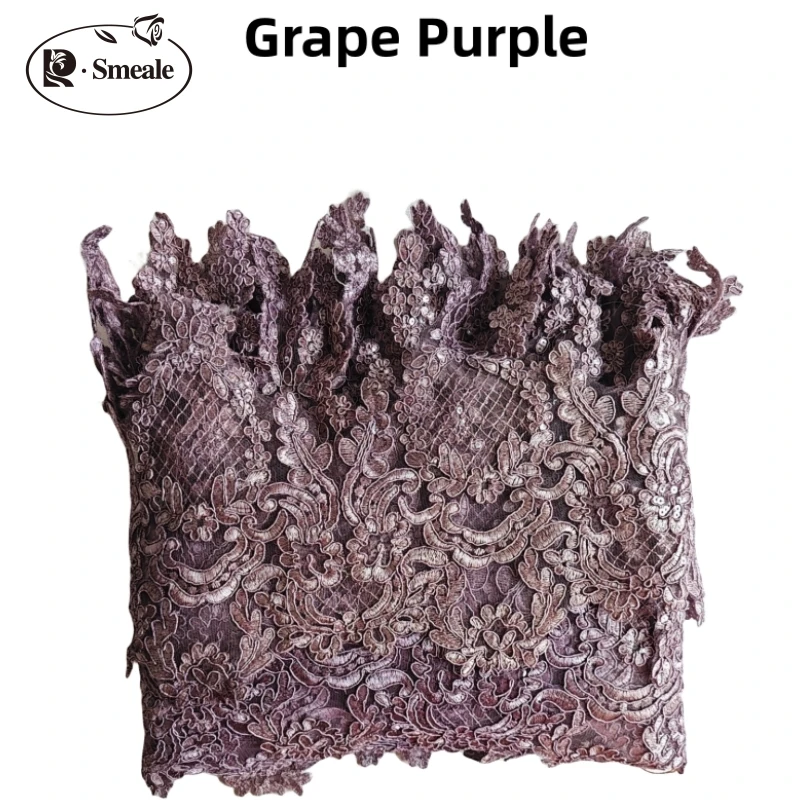 Polyester-Pailletten-Spitzenbesatz, Randlinie, handgefertigtes DIY, Hochzeitskleid, Heimdekorationszubehör, 5 Yards/Lot, Breite 30 cm, RS4799 – Detail 10