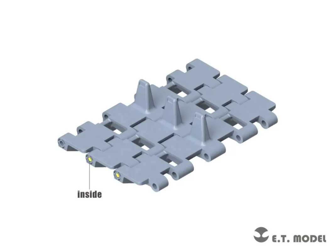 ET model 1/35 P35-040 France AMX-50(B) Heavy Tank Workable Track (3D Printed) view 3