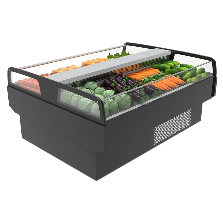 Fresh Meat Display Cooler Commercial Refrigerator Meat Cabinet Supermarket Display Freezer