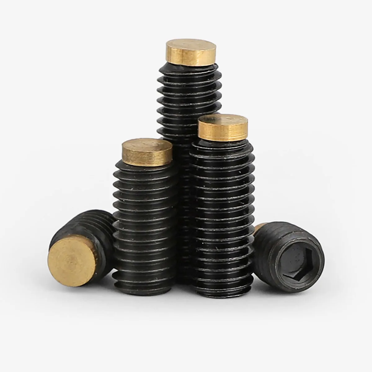 グレード12.9 六角穴付き/マイナスネジ/銅頭止めねじ 銅頭付き M3-M10