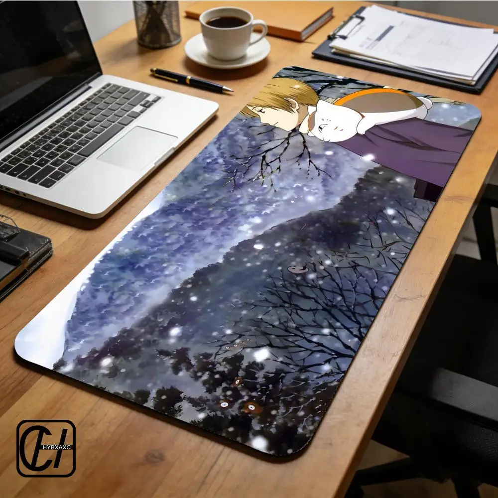 

Mouse Pad Natsume's Book of Friends Desk Mouse Pad Cute HD Desk Pad Extended Gaming Keyboard Mats Large XXL Gamer Mousepad 90x40