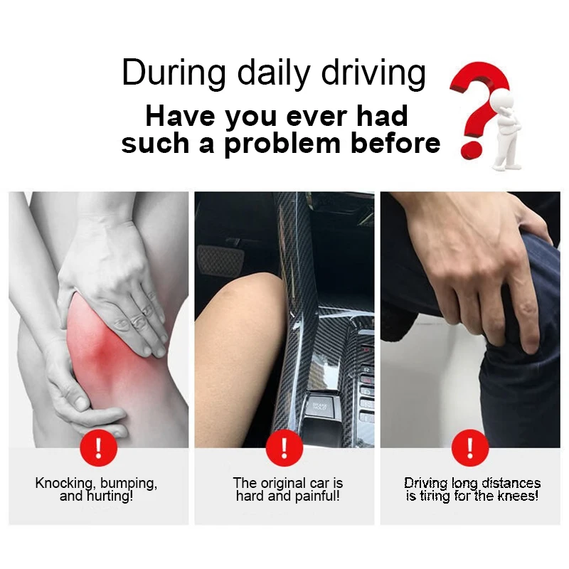 وسادة مرنة جلدية لتخفيف آلام الركبة المضادة للانزلاق اكسسوارات السيارات متوافقة أوبل إنسيجنيا أسترا انتارا ميريفا زافيرا جي كورسا