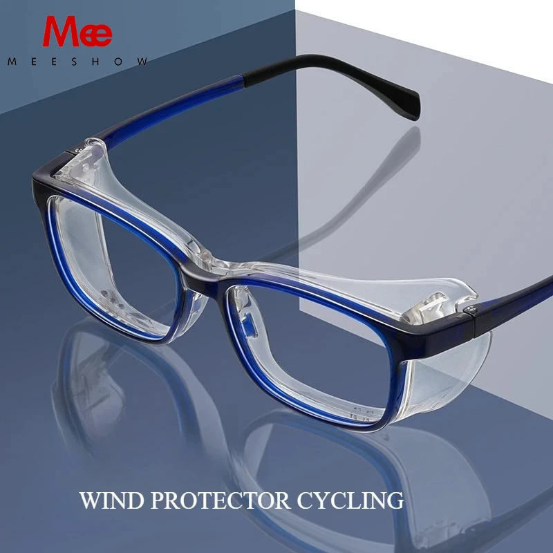 Meeshow High quality Lightweight TR90 Windproof Cycling Goggles Anti Impact Retro Frame Detachable Eyewear