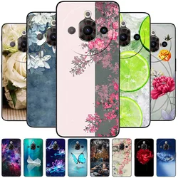 Phone Cases For ZTE Nubia Focus Pro 5G Case Flowers Printed TPU Silicon Soft Cover for ZTE Z2351N Nubia Focus Pro 5G Back Covers