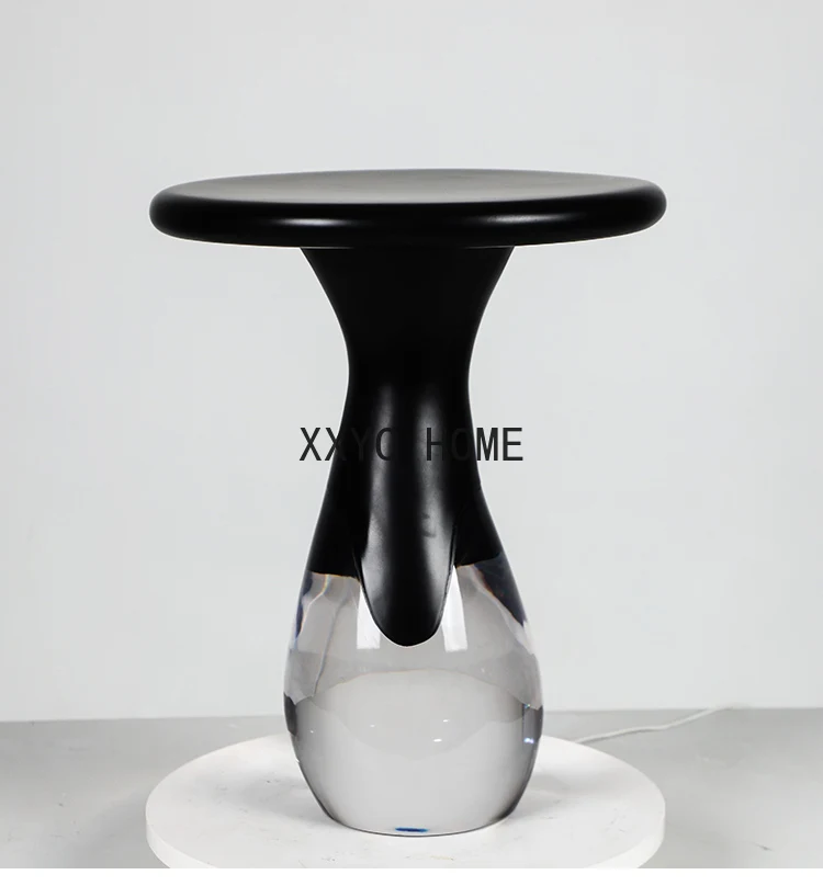 

Small round Table Coffee Simple Living Room Home Sofa Side Table Side Table Acrylic-Based Resin