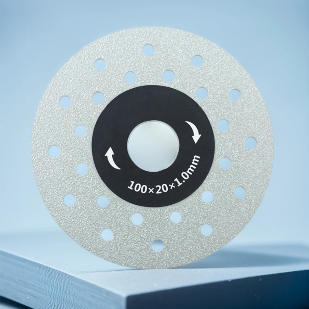 

4-Inch/100mm Rock Slabs Cutting Disc Porous Widened Diamond Slate Flat Grinding Cutting Blade Grinding Disc Ultra-thin Saw Blade