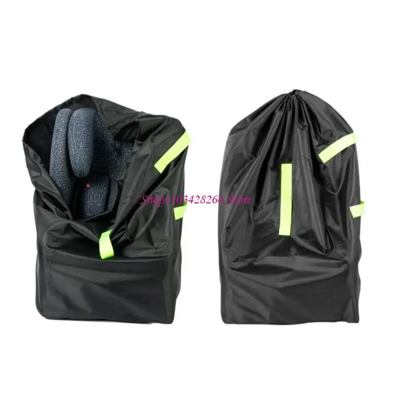 غطاء مقاعد معززة صغيرة مع أشرطة قابلة للتعديل وقماش مقاوم للماء، حقيبة تخزين مقاعد سلامة الأطفال للسفر بالطائرة #2