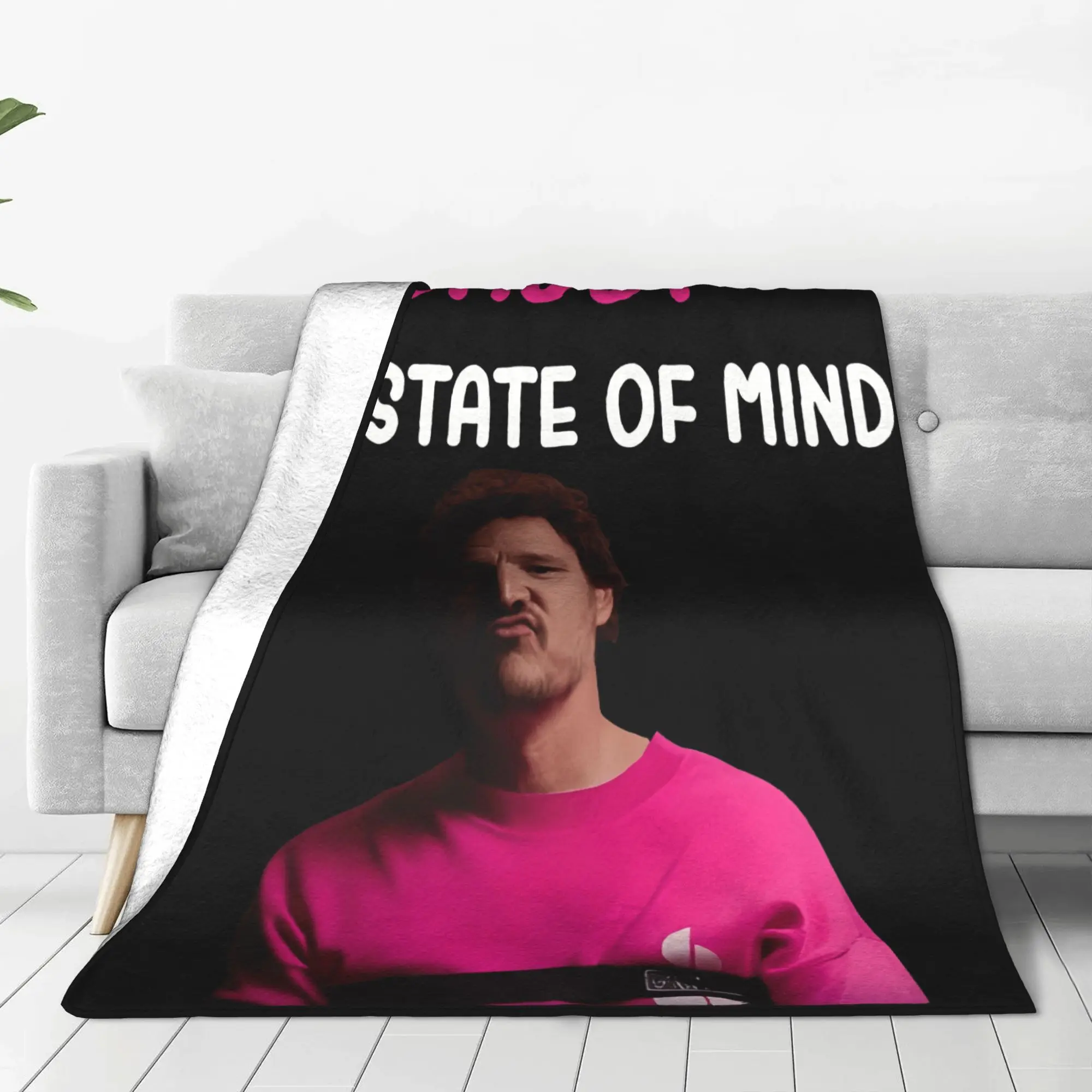 Pedro Pascal  Blankets Quality Soft Daddy is A State Of Mind Bedding Throws Winter Students Living Room Fashion Bedspread