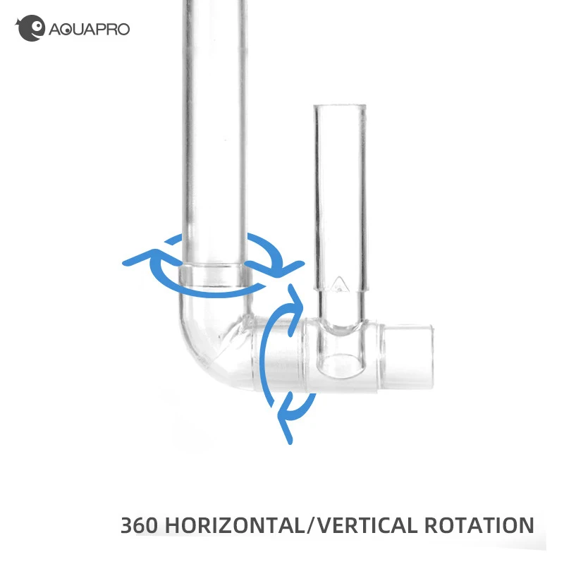 AQUAPRO Outlet Skimmer Fish Tank Aquarium Inflow Outflow Pipes Filter Accessories Water Fishbowl Foam Akvarium Supplies Fishing