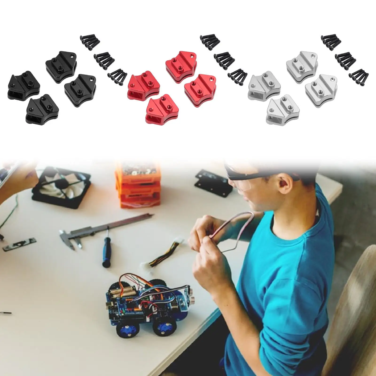 

Высокопроизводительный комплект креплений для рессорных петель из алюминиевого сплава для радиоуправляемых машин, сменные компоненты для самостоятельной сборки