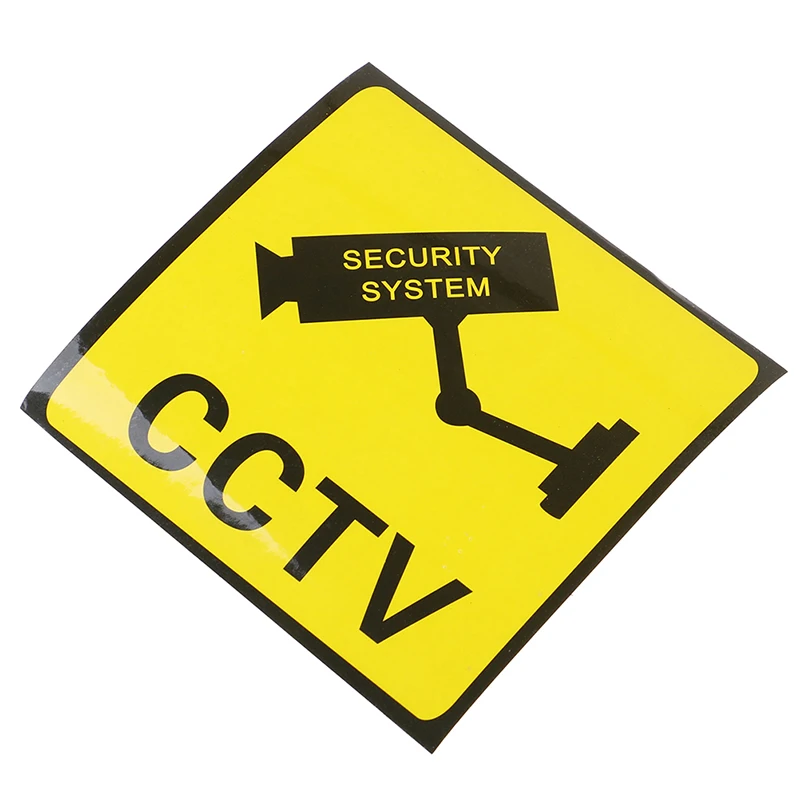 10Pcs CCTV Video Surveillance Security Camera Alarm Sticker Warning Signs