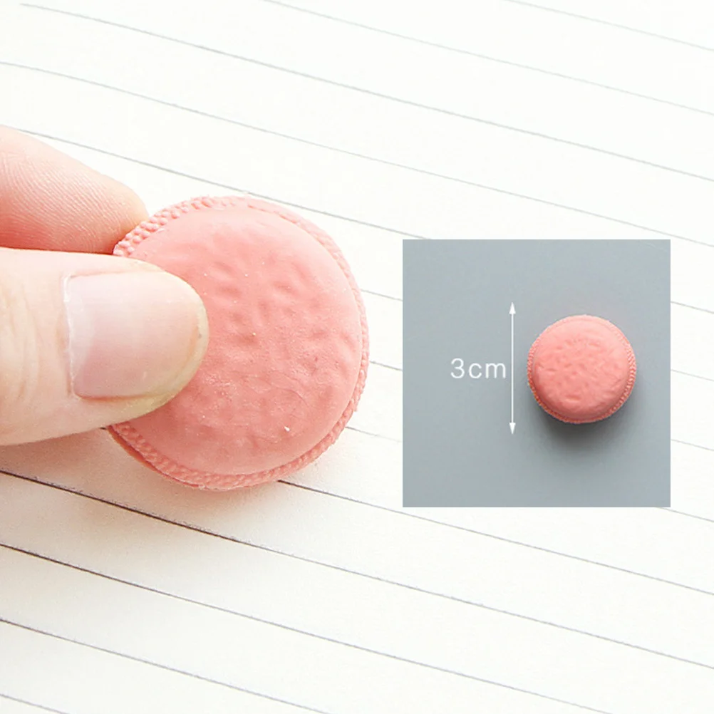 5 szt. Urocze gumki do mazania w kształcie makaroników, kawaii zestaw artykułów papierniczych, gładkie pisanie, korekcja dla uczniów, zabawne narzędzia do nauki, gumka do ołówka