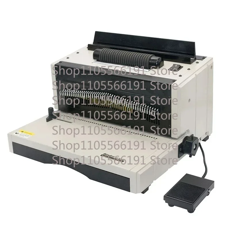 EC8706 Auto Punching & Spiral Coil Binding Equipment Document Hole Punch Coil Binding Machinery