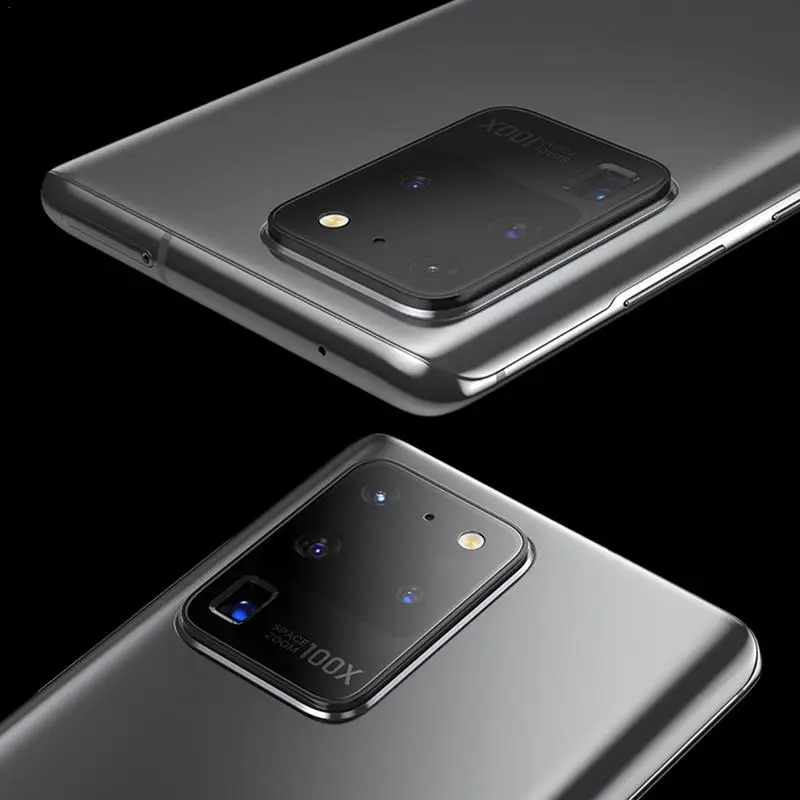 Protetor de Lente da câmera Protecitive Film Para SamsungS20 Ultra Metal Lente Traseira Anel Proteção Caso ForGalaxyS20/S 20 Plus Ultra