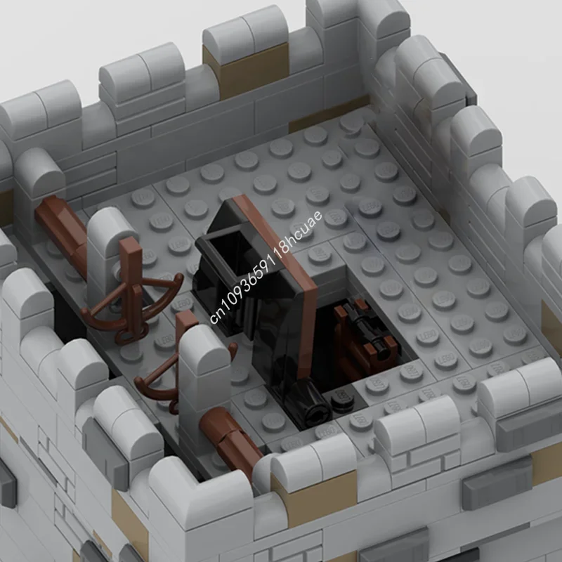 1086pcs MOC Modulares Torhaus Modulair Kasteel Leeuw Modelbouw Kerstcadeaus Blokken Architectuur DIY Baksteen Speelgoed Kinderen Verjaardag